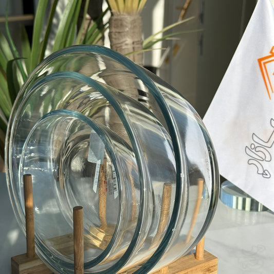 Modern Oven-Safe Glass Serving Dish Set