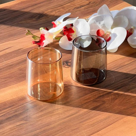 320ml Trasparent Stemless Round Glass