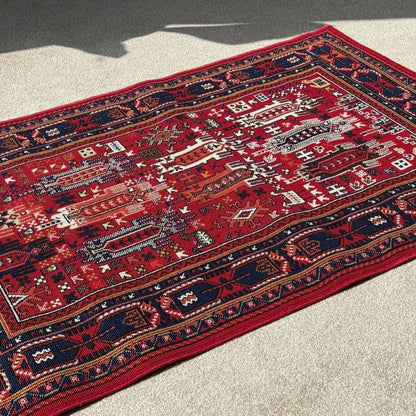 سجاد داخلي متعدد الألوان مقاس 1 × 1.5 م