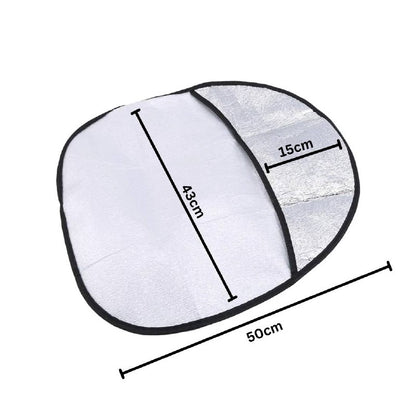 Aluminum Car Steering Wheel Sun Visor