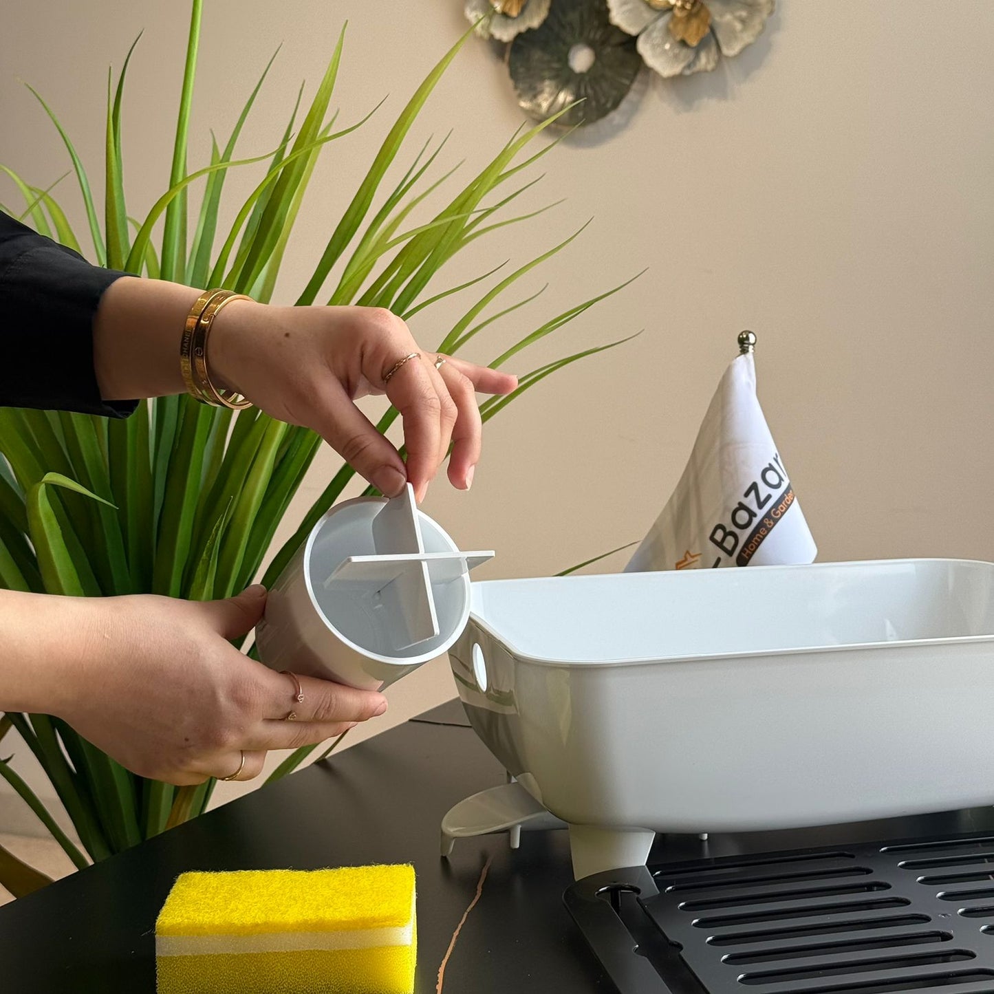 Durable Plastic Kitchen Dish Drying Rack