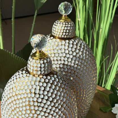 Crystal Luxe Mosaic Jars