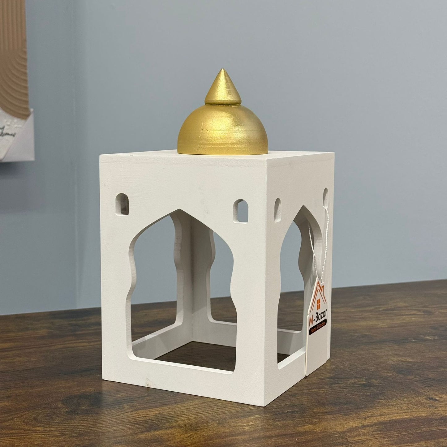 Gold Dome Minaret Table Lantern