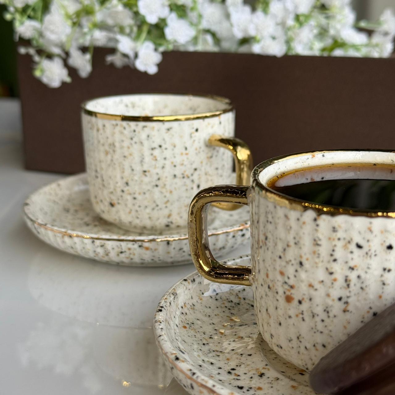Elegance Design Coffee Cup & Saucer Set