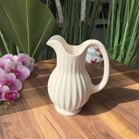 Ripple Curve Pitcher Vase