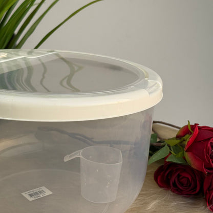 Round Plastic Food Container with Vent Lid