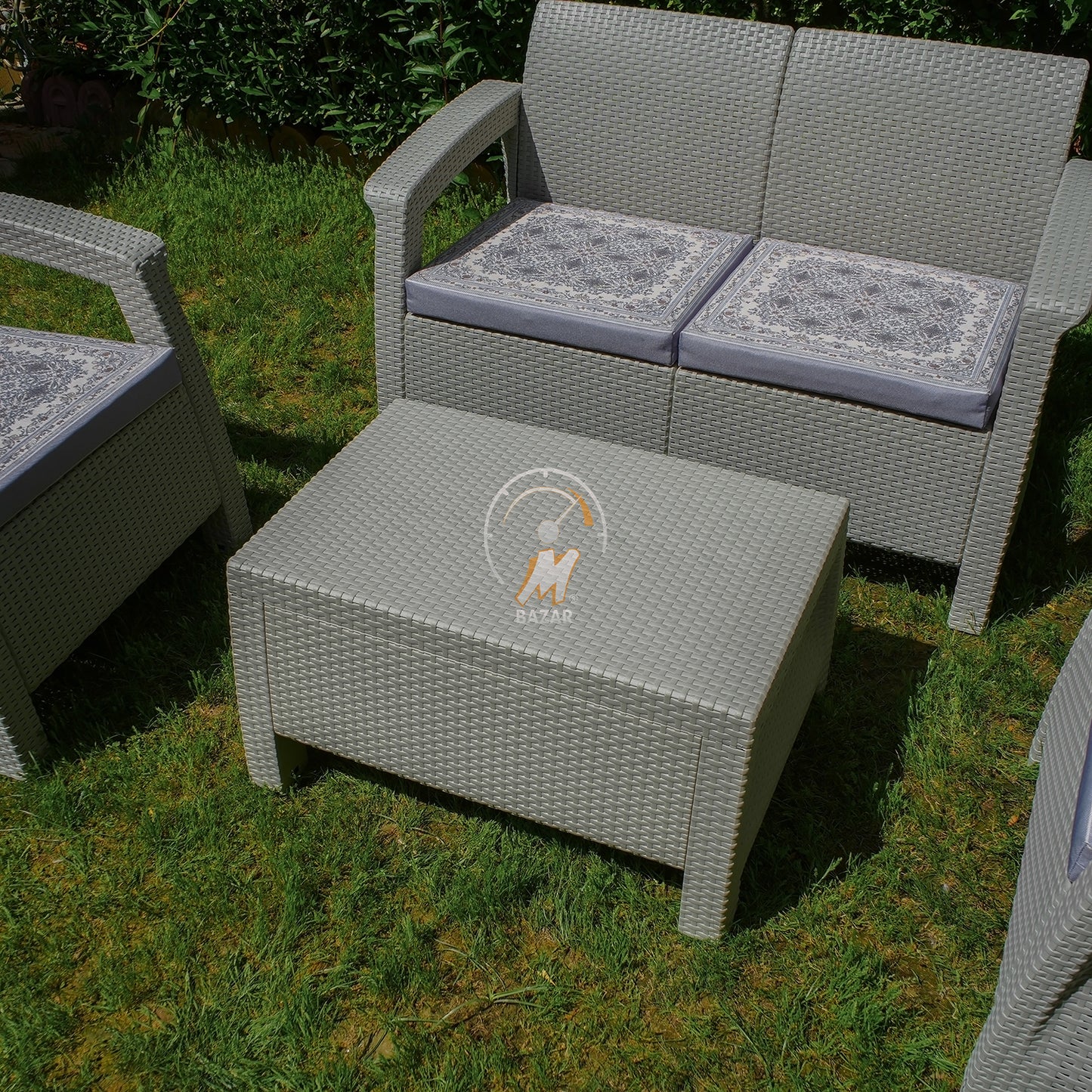 مجموعة جلوس الحديقة الحديثة