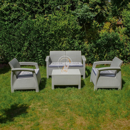 مجموعة جلوس الحديقة الحديثة