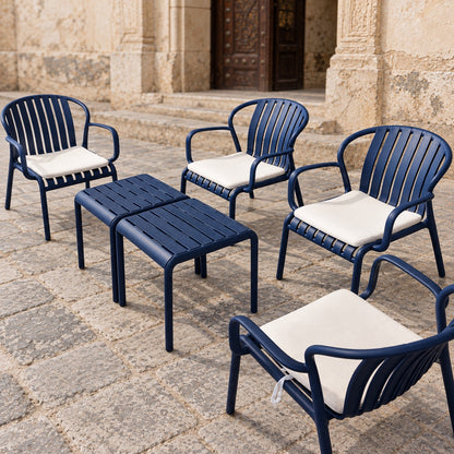 Modern Luxury Durable Outdoor Seating Set - Navy Blue
