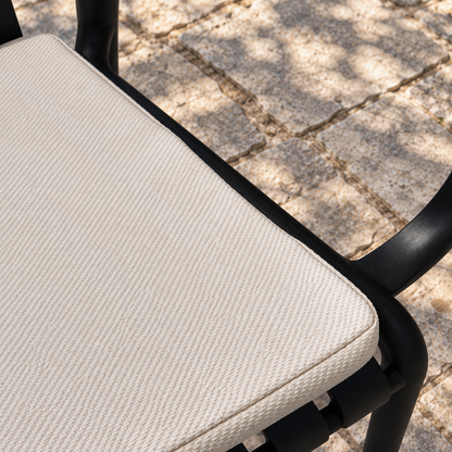 Modern Luxury Durable Outdoor Seating Set - Black