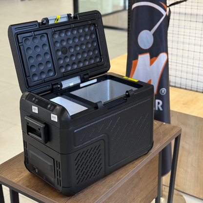 W-25 VIP Liter - Portable Car Black Cooler Box