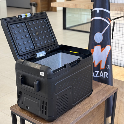 W-40 VIP Liter - Portable Car Black Cooler Box