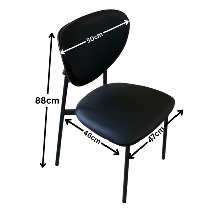 Avera Black Indoor Chair