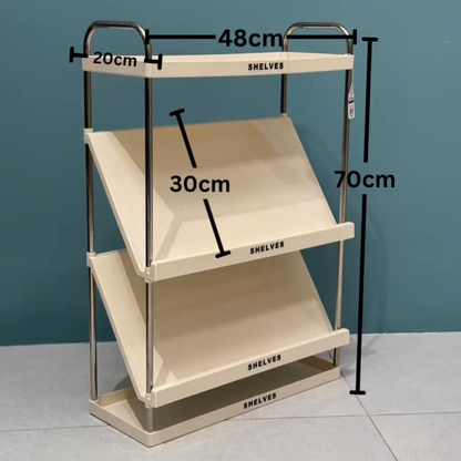 3-Tier Slanted Shoe Rack Organizer