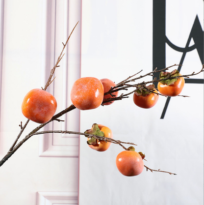 Fruit Flat Persimmon Branch - False Fruit