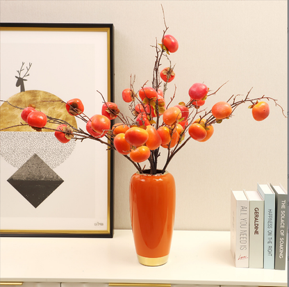 Fruit Flat Persimmon Branch - False Fruit