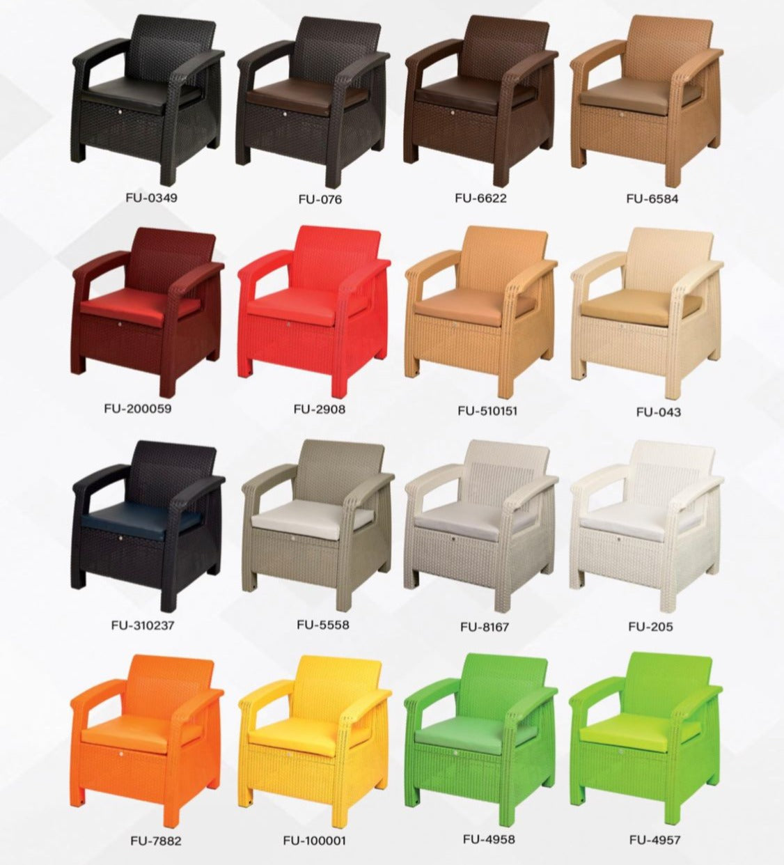 طقم كراسي الحديقة