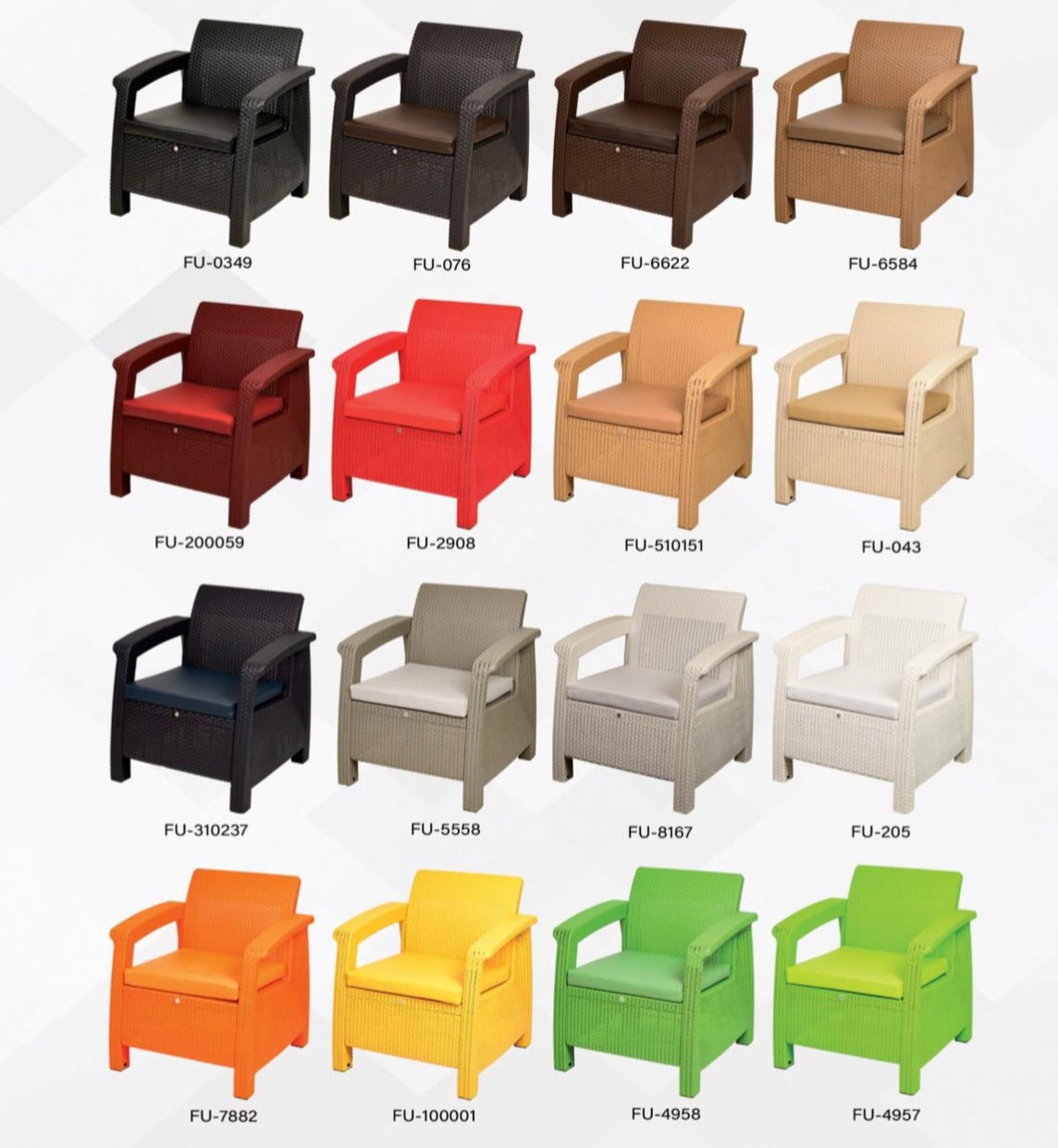 مجموعة جلوس الحديقة الحديثة