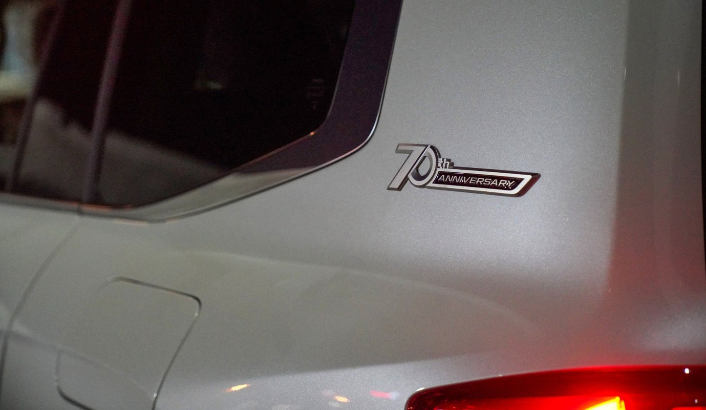 70th Anniversary Toyota Land Cruiser Side Sticker