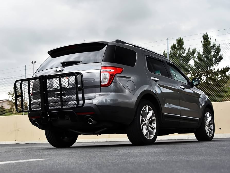 Foldable Mesh Hitch Mount Car Cargo Carrier