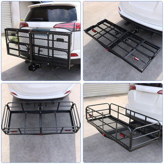 Hitch Mount Foldable Car Cargo Carrier