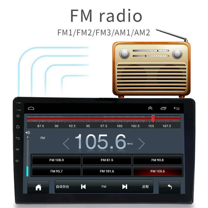 Universal Android Smart full Touch Screen Radio