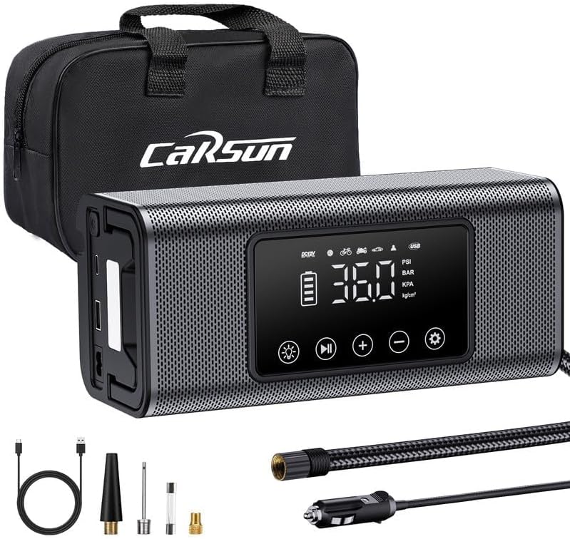 Rechargeable Cordless Air Compressor Tire Inflator Pump