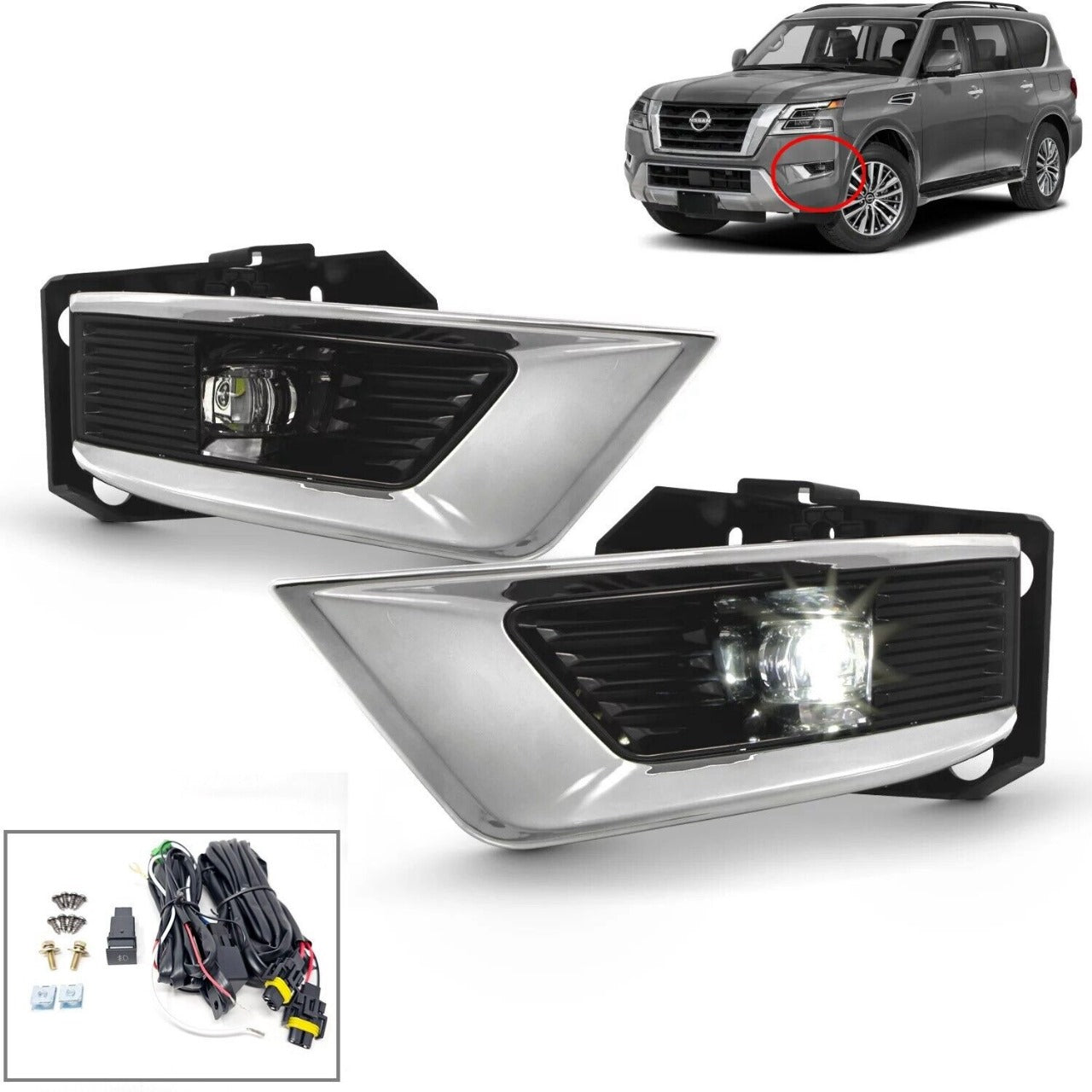 نيسان باترول 2022 مصابيح ضباب