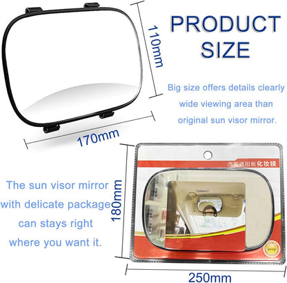 Portable Car Sun Visor Makeup Mirror
