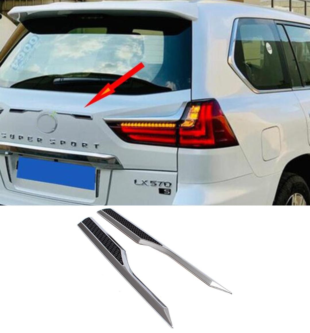 4pcs Lexus LX570 2006-2020 Side Fender