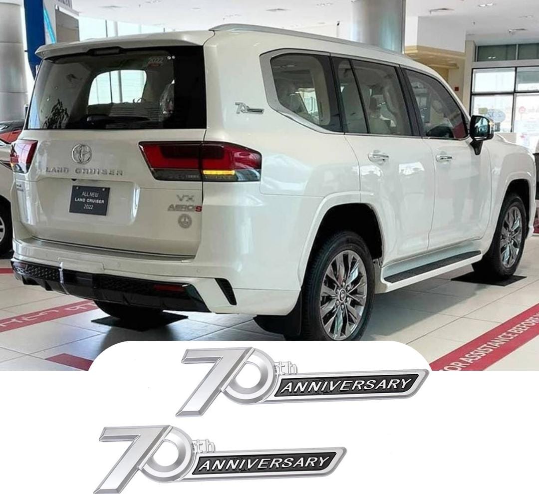 70th Anniversary Toyota Land Cruiser Side Sticker