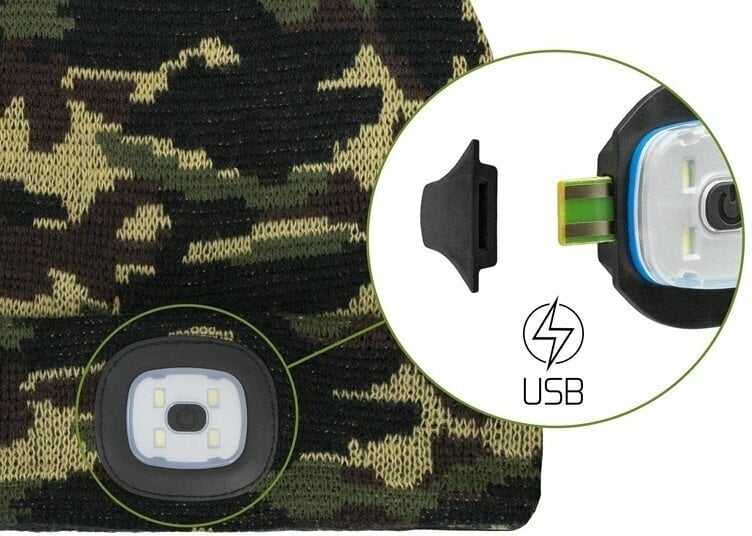 Comfortable Hat with USB Rechargeable Led