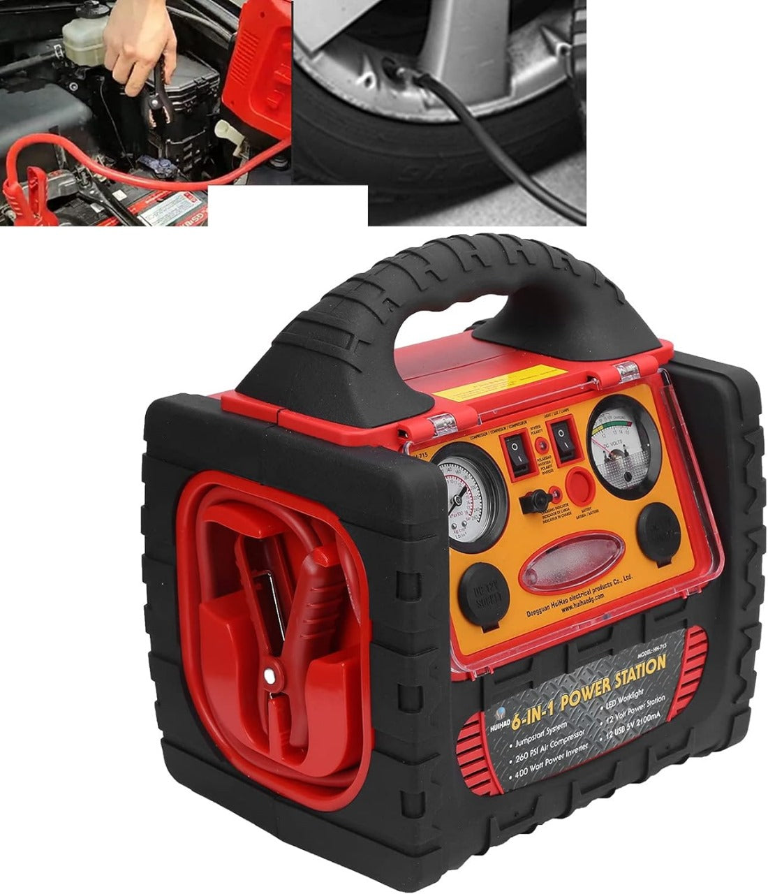 1400Amps 6-in-1 Portable Power Station