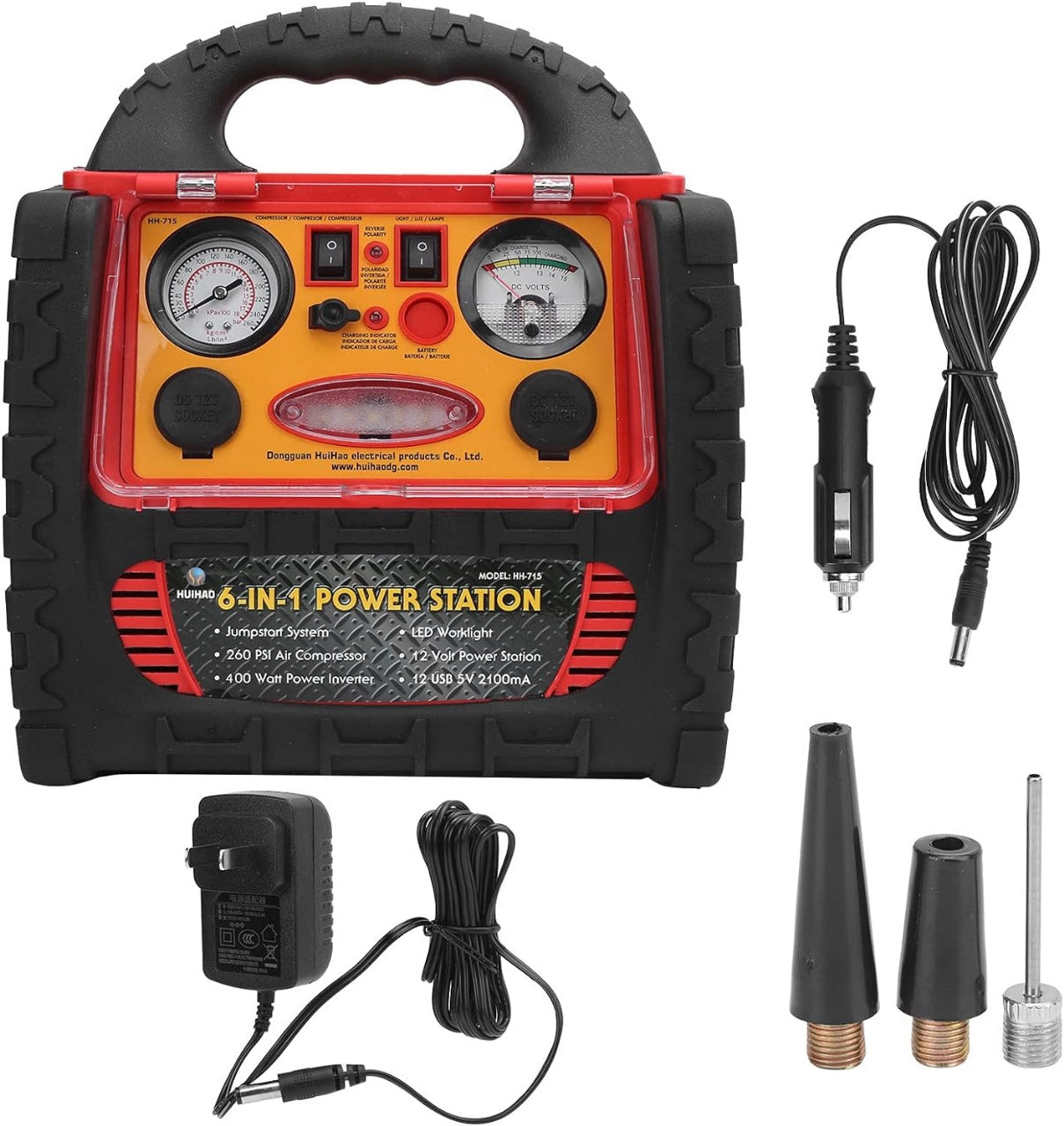 1400Amps 6-in-1 Portable Power Station