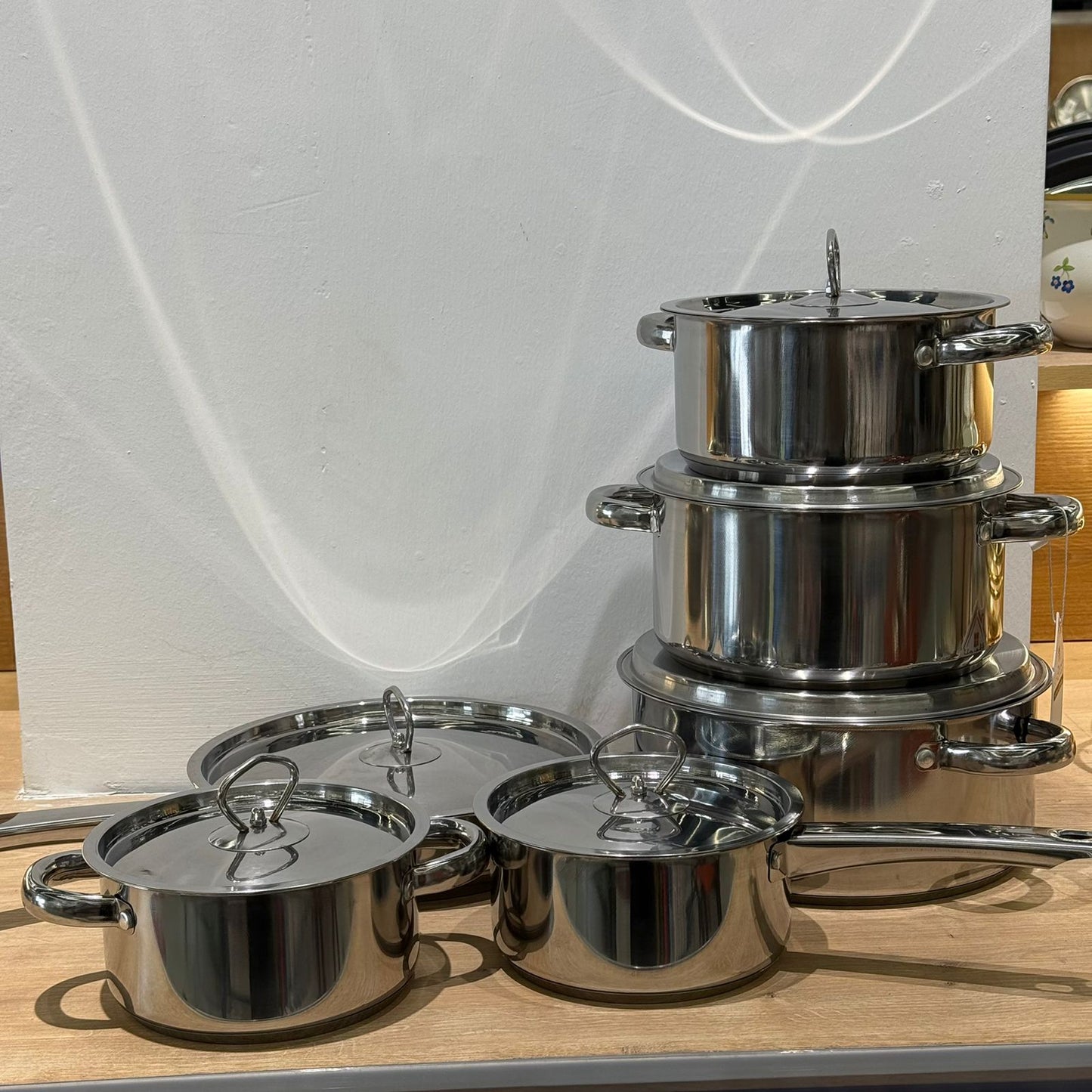 6PCS- Durable Stainless Steel Cookware Set