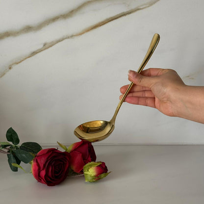 Luxury Gold / Silver Stainless Steel Skimmer & Ladle Set
