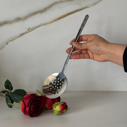 Luxury Gold / Silver Stainless Steel Skimmer & Ladle Set