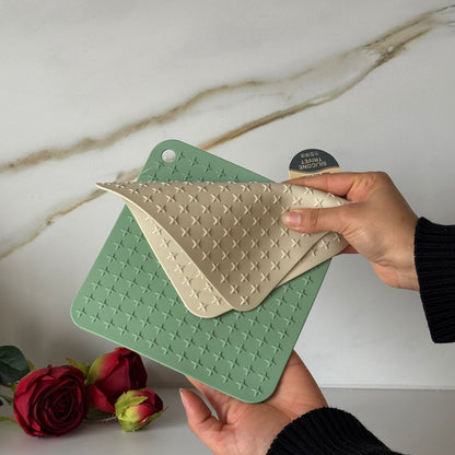 Heat-Resistant Silicone Trivet Mat