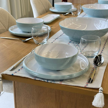 18 قطعة - طقم أواني طعام عصرية أنيقة