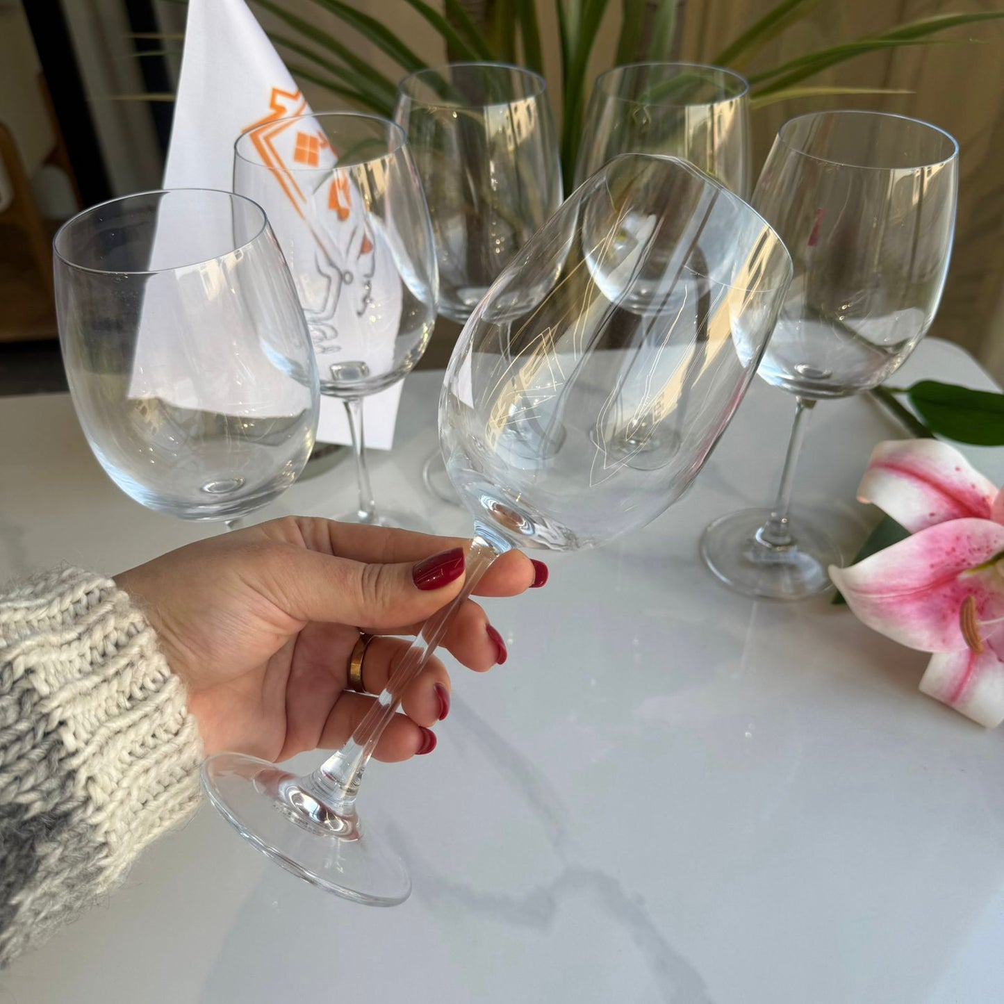 سێتی پەرداخی کلاسیکی شووشەی نایاب – سێتی 6