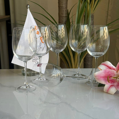 سێتی پەرداخی کلاسیکی شووشەی نایاب – سێتی 6