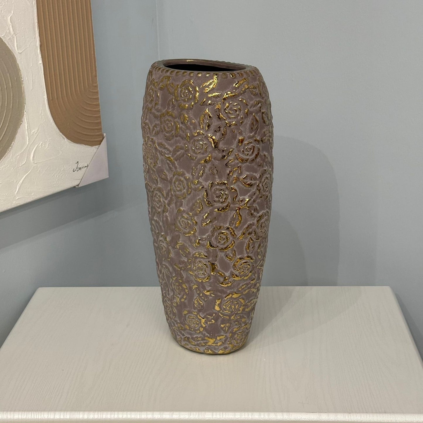 Golden Floral Luxury Vase Collection
