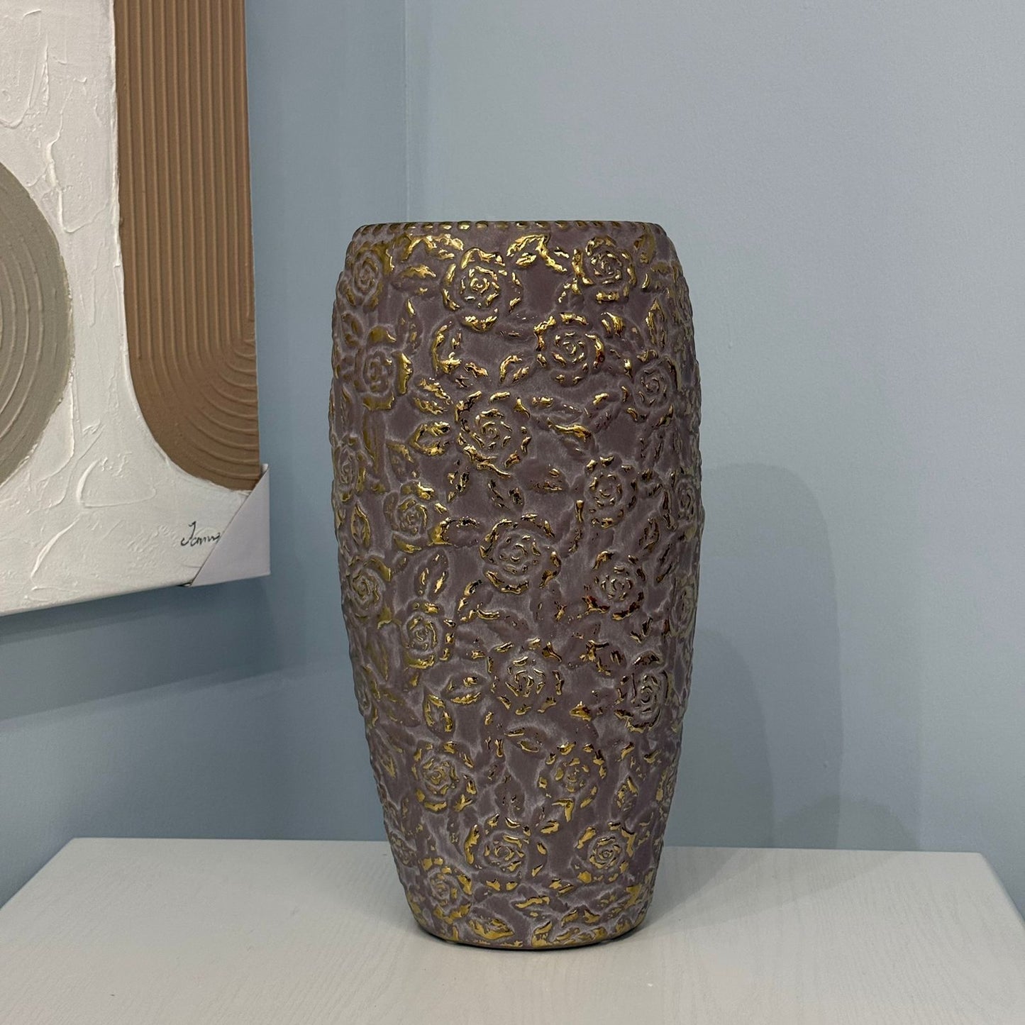 Golden Floral Luxury Vase Collection