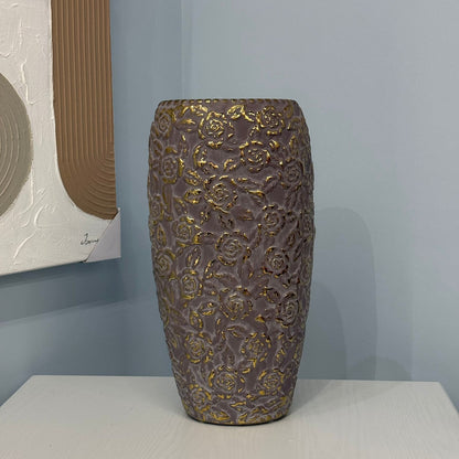 Golden Floral Luxury Vase Collection