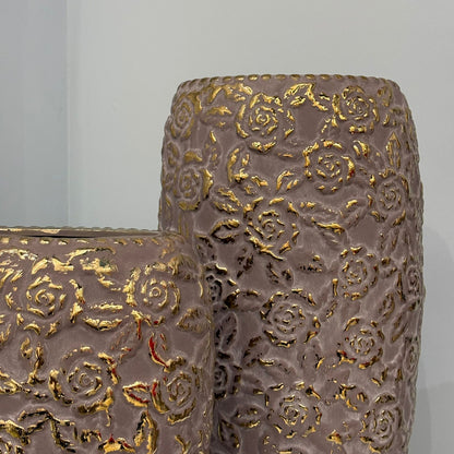 Golden Floral Luxury Vase Collection