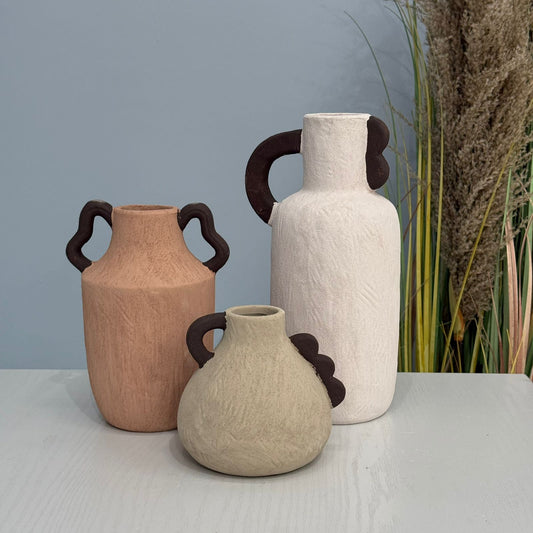 Antique Decorative Vase Set (3 Pieces)