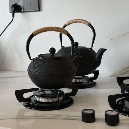 Stoneware Teapot with Stainless Steel Infuser