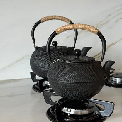 Stoneware Teapot with Stainless Steel Infuser