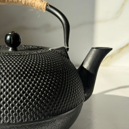 Stoneware Teapot with Stainless Steel Infuser