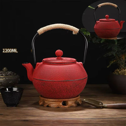Stoneware Teapot with Stainless Steel Infuser